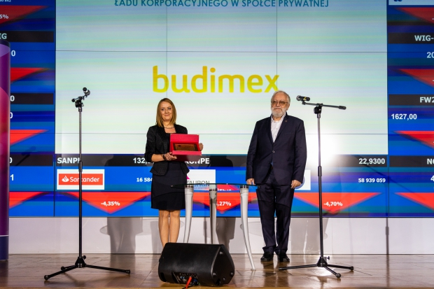 Spoločnosť Budimex získava uznanie v súťaži „Najlepší ročný výkaz roka 2019"!