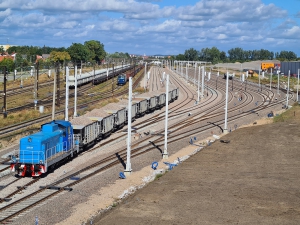  Postęp prac na stacji kolejowej Ełk zbliża się do półmetka 