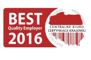 Budimex - Winner of the Best Quality Employer 2017 Emblem