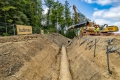 Commissioning a new gas pipeline between Poland and Slovakia