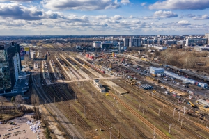 Progress of work on Warszawa Zachodnia train station