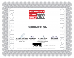 Budimex je Stavební firmou roku 2022